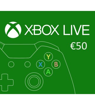 XBOX Live €50 Prepaid Card ES Xbox One Key EUROPE